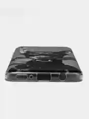 Серый силиконовый чехол на Samsung Galaxy A31 / Самсунг А31 прозрачный с рисунком, защита камеры