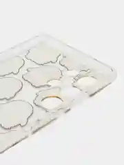 Манго чехол на Samsung Galaxy S22 Ultra / Самсунг S22 Ultra прозрачный с рисунком, защита камеры