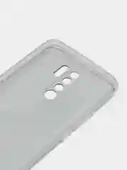Темно-синий силиконовый чехол на Xiaomi Redmi 9 / Сяоми Редми 9 прозрачный, с рисунком, защита камеры
