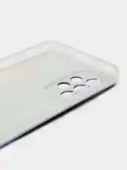 Фиолетовый силиконовый чехол на Samsung Galaxy A52/A52s / Самсунг А52/A52s прозрачный, с рисунком
