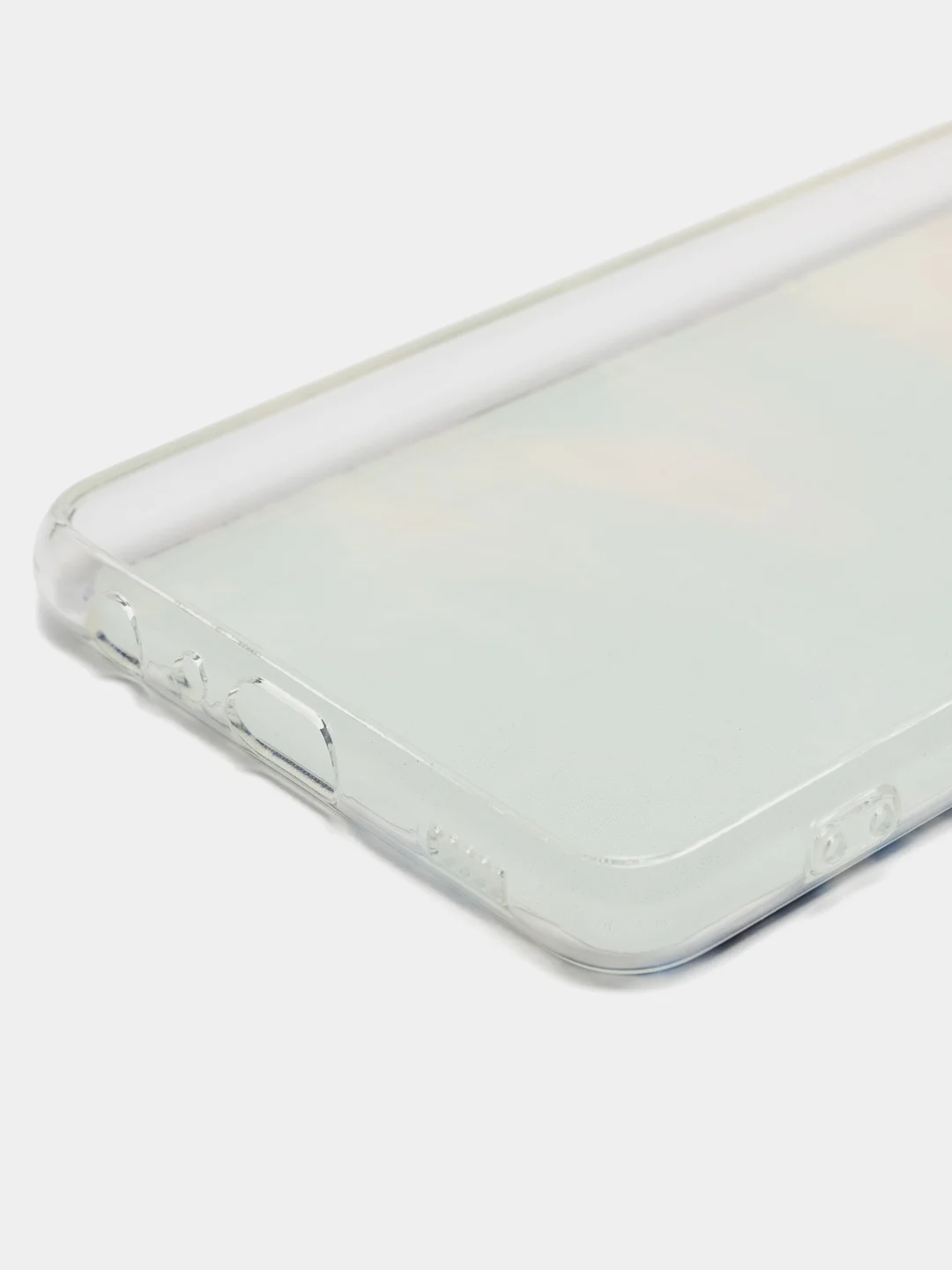 Фиолетовый силиконовый чехол на Samsung Galaxy A52/A52s / Самсунг А52/A52s прозрачный, с рисунком