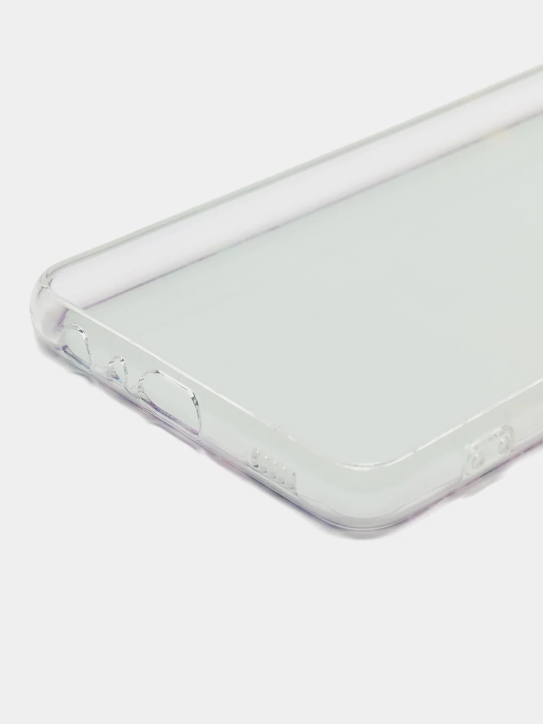 Пурпурный силиконовый чехол на Samsung Galaxy A52/A52s / Самсунг А52/A52s прозрачный, с рисунком