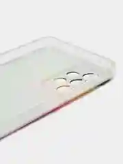 Пурпурный силиконовый чехол на Samsung Galaxy A52/A52s / Самсунг А52/A52s прозрачный, с рисунком