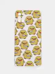 Манго силиконовый чехол на Samsung Galaxy A31 / Самсунг А31 прозрачный с рисунком, защита камеры
