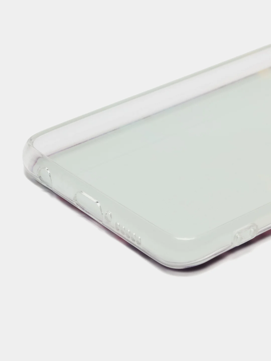 Пурпурный силиконовый чехол на Xiaomi Poco X3/X3 Pro / Сяоми Poco X3/Х3 Про прозрачный, с рисунком
