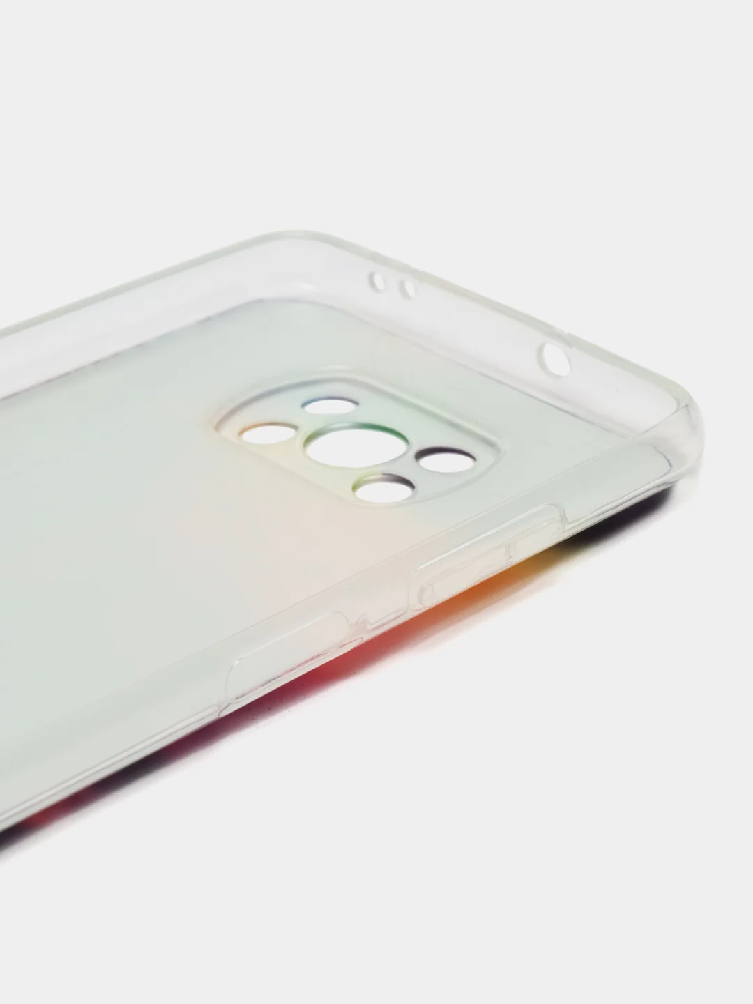 Пурпурный силиконовый чехол на Xiaomi Poco X3/X3 Pro / Сяоми Poco X3/Х3 Про прозрачный, с рисунком