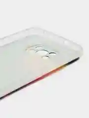 Пурпурный силиконовый чехол на Xiaomi Poco X3/X3 Pro / Сяоми Poco X3/Х3 Про прозрачный, с рисунком