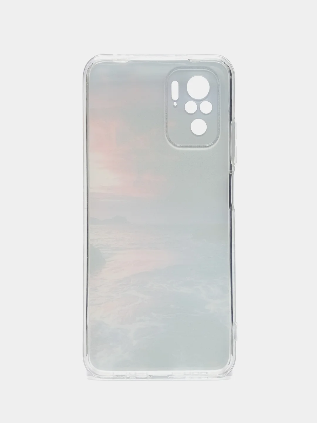 Фиолетовый чехол на Xiaomi Redmi Note 10/Note 10S/Poco M5s / Сяоми Редми Нот 10/10С с рисунком