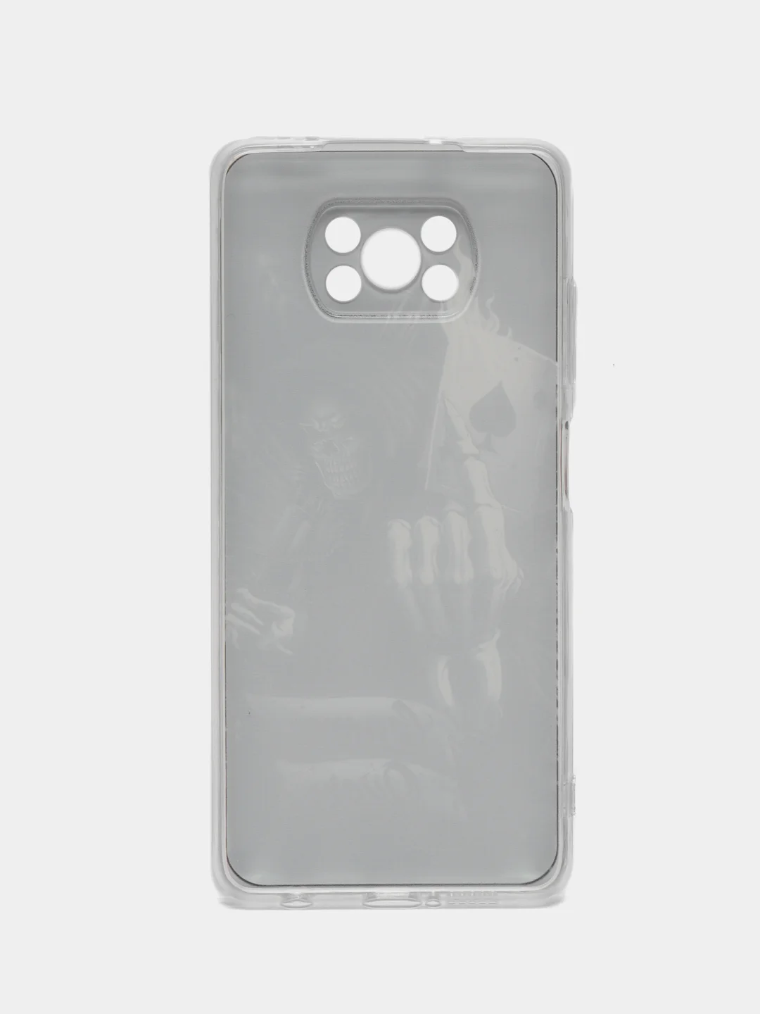 Зелёный хаки силиконовый чехол на Xiaomi Poco X3/X3 Pro / Сяоми Poco X3/Х3 Про прозрачный, с рисунком