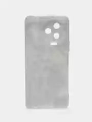 Серый металлик чехол на Infinix Note 12 Pro 4G/Note 12 2023 / Инфиникс Нот 12 2023 прозрачный, с рисунком