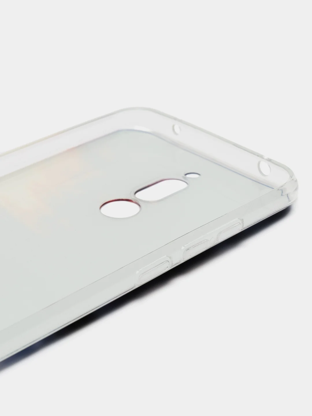 Фиолетовый силиконовый чехол на Xiaomi Redmi 8 / Сяоми Редми 8 прозрачный, с рисунком, защита камеры
