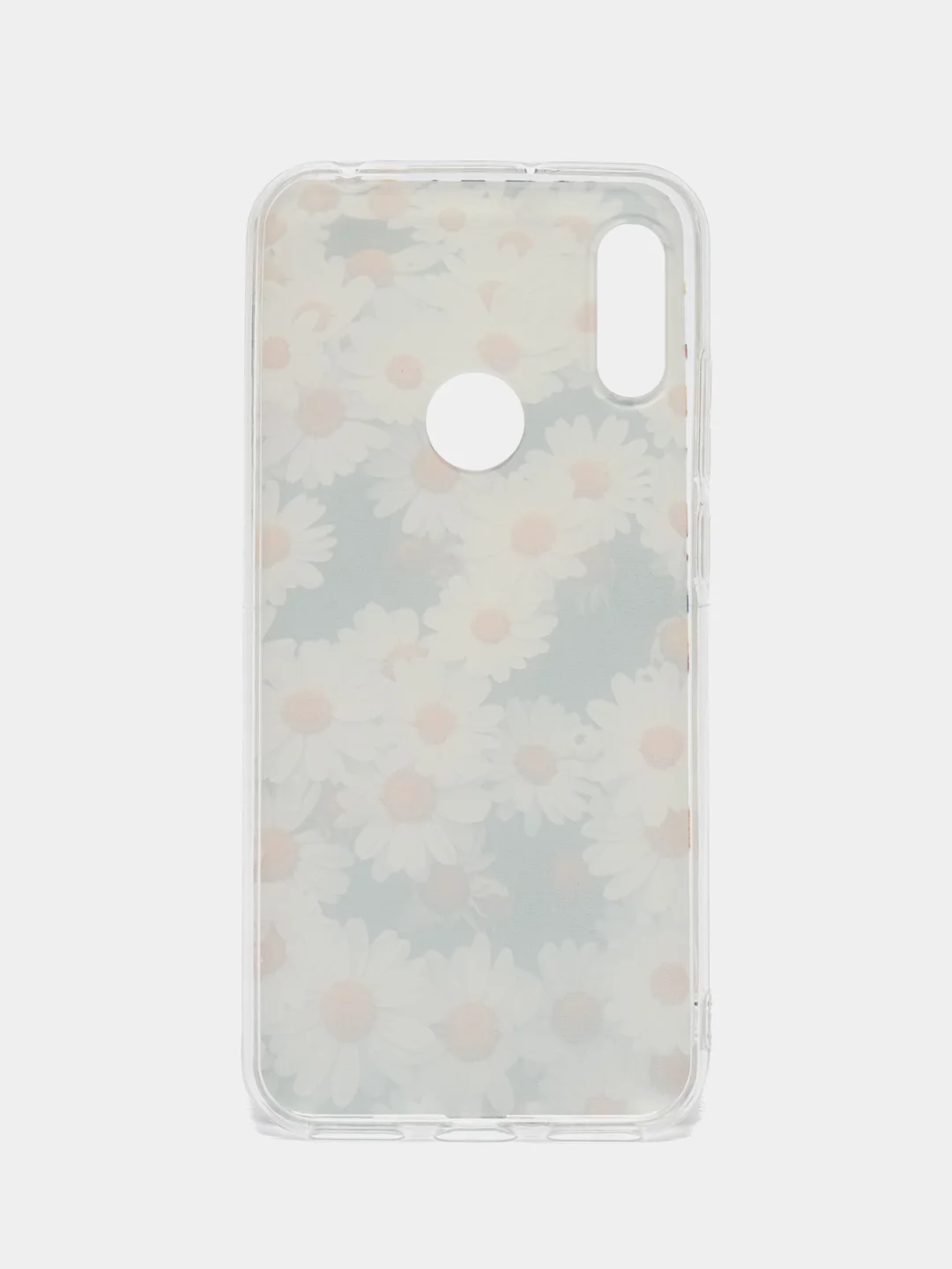 Золотой силиконовый чехол на Honor 8A/8A Pro/Huawei Y6 2019/Y6s / Хонор 8А прозрачный, с рисунком