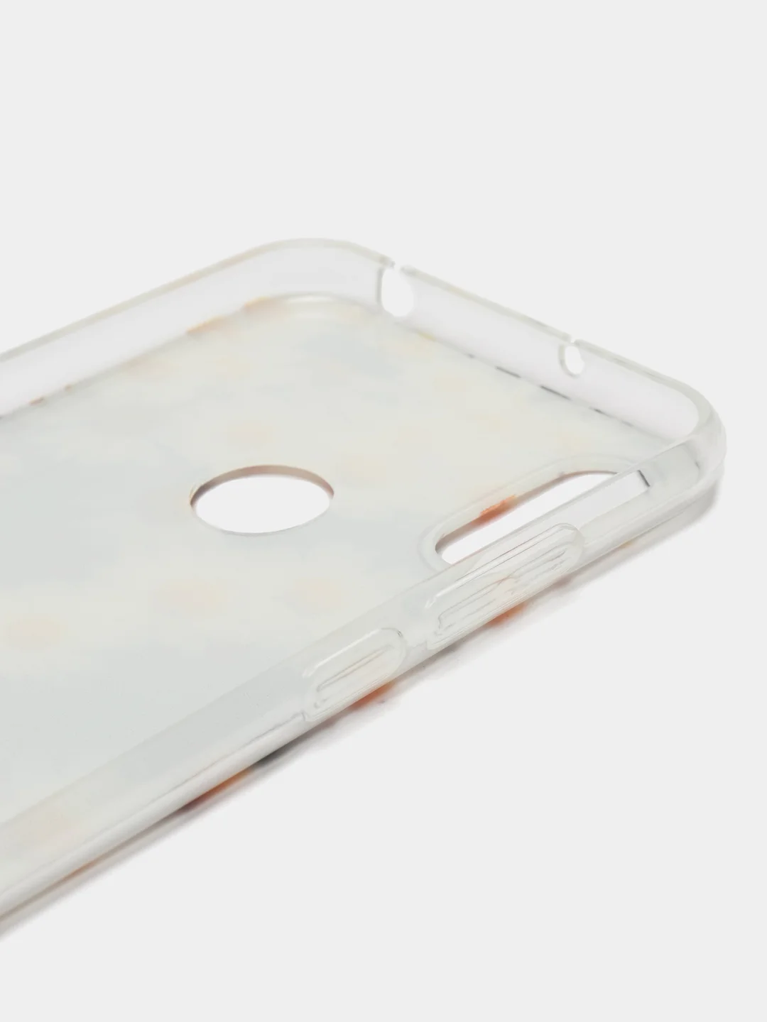 Золотой силиконовый чехол на Honor 8A/8A Pro/Huawei Y6 2019/Y6s / Хонор 8А прозрачный, с рисунком