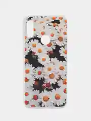 Золотой силиконовый чехол на Honor 8A/8A Pro/Huawei Y6 2019/Y6s / Хонор 8А прозрачный, с рисунком