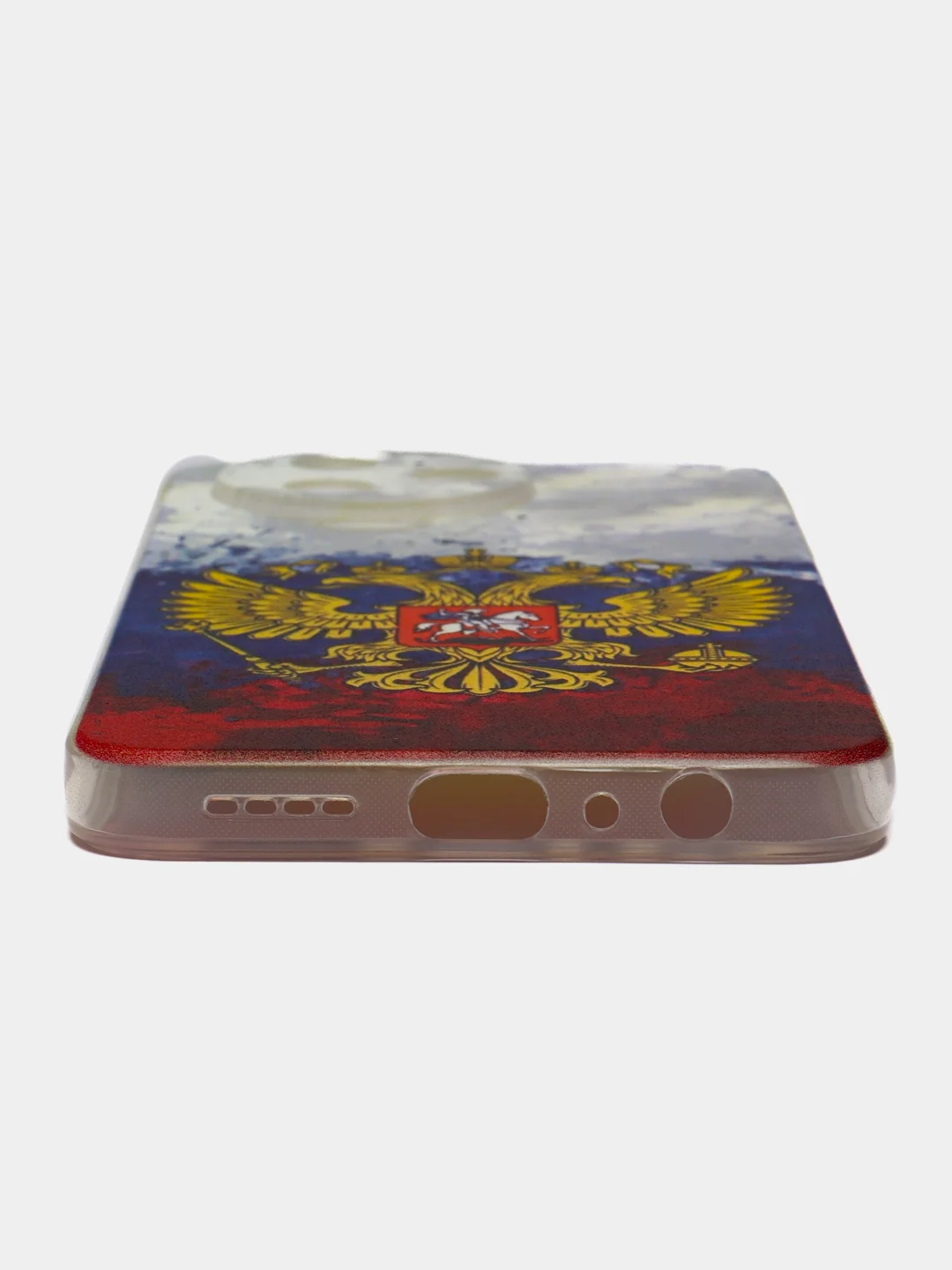 Синий чехол на Infinix Note 12 Pro 4G/Note 12 2023 / Инфиникс Нот 12 2023 прозрачный, с рисунком