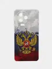 Синий чехол на Infinix Note 12 Pro 4G/Note 12 2023 / Инфиникс Нот 12 2023 прозрачный, с рисунком