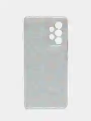 Светло-оранжевый чехол на Samsung Galaxy A53 5G / Галакси А53 5G прозрачный, с рисунком, защита камеры