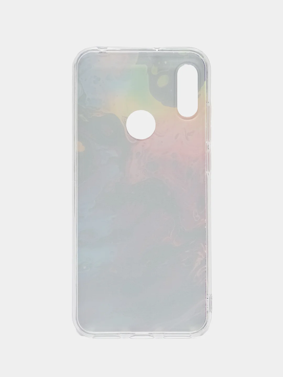 Пурпурный силиконовый чехол на Honor 8A/8A Pro/Huawei Y6 2019/Y6s / Хонор 8А прозрачный, с рисунком