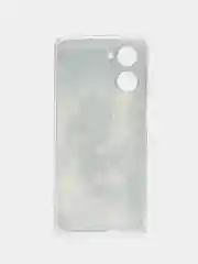 Песочный хаки силиконовый чехол на Realme 10 4G / Реалми 10 4G прозрачный, с рисунком, защита камеры