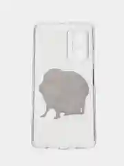 Бежевый чехол на Xiaomi Redmi Note 10 Pro / Сяоми Редми Нот 10 Про прозрачный, с рисунком