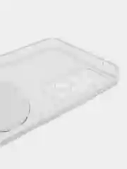 Бежевый силиконовый чехол на Samsung Galaxy A52/A52s / Самсунг А52/A52s прозрачный, с рисунком