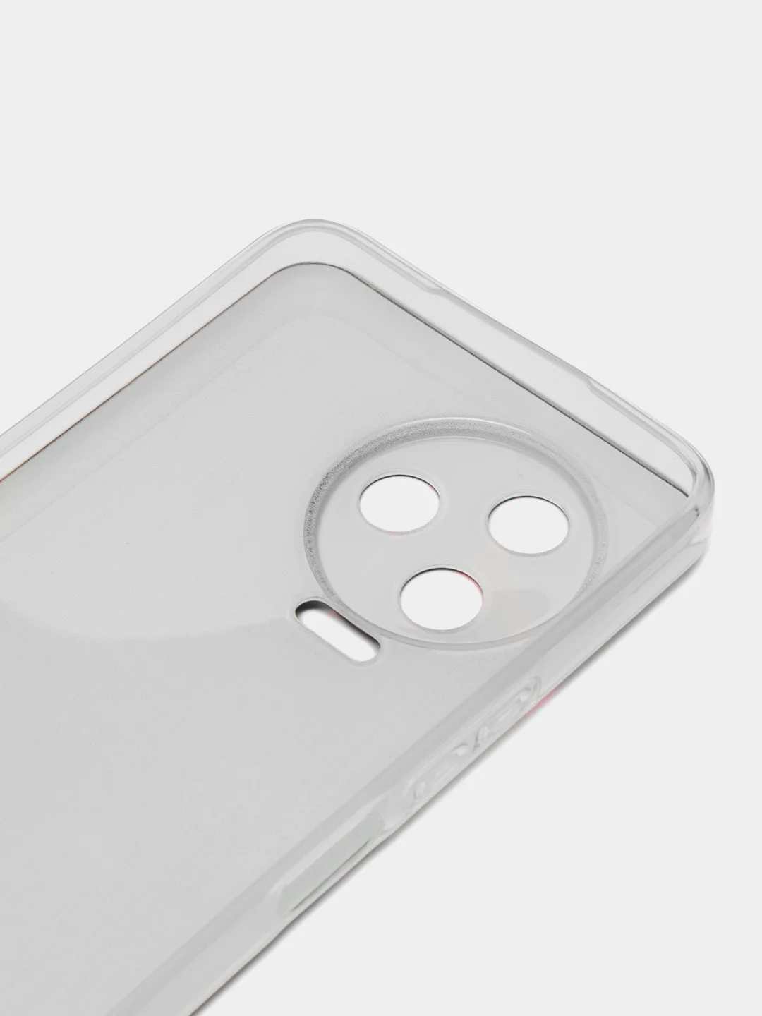 Красный чехол на Infinix Note 12 Pro 4G/Note 12 2023 / Инфиникс Нот 12 2023 прозрачный, с рисунком
