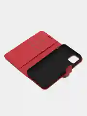 Белый чехол-книжка iPhone 11, XR, SE 2020, 6, 6s, 7, 8, Plus, Pro, XS, X, Max с застежкой