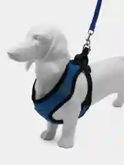 Розовый шлейка для собак мелких и средних пород, светоотражающая с поводком