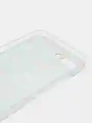 Светло-оранжевый силиконовый чехол на Honor 10 / Хонор 10 прозрачный, с рисунком, защита камеры
