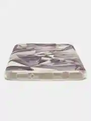 Серый металлик силиконовый чехол на Samsung Galaxy A31 / Самсунг А31 прозрачный с рисунком, защита камеры