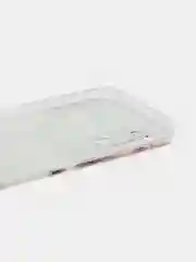 Серый металлик силиконовый чехол на Samsung Galaxy A31 / Самсунг А31 прозрачный с рисунком, защита камеры