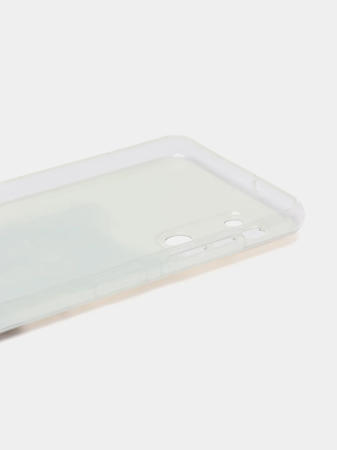 Молочный силиконовый чехол на Samsung Galaxy A31 / Самсунг А31 прозрачный с рисунком, защита камеры
