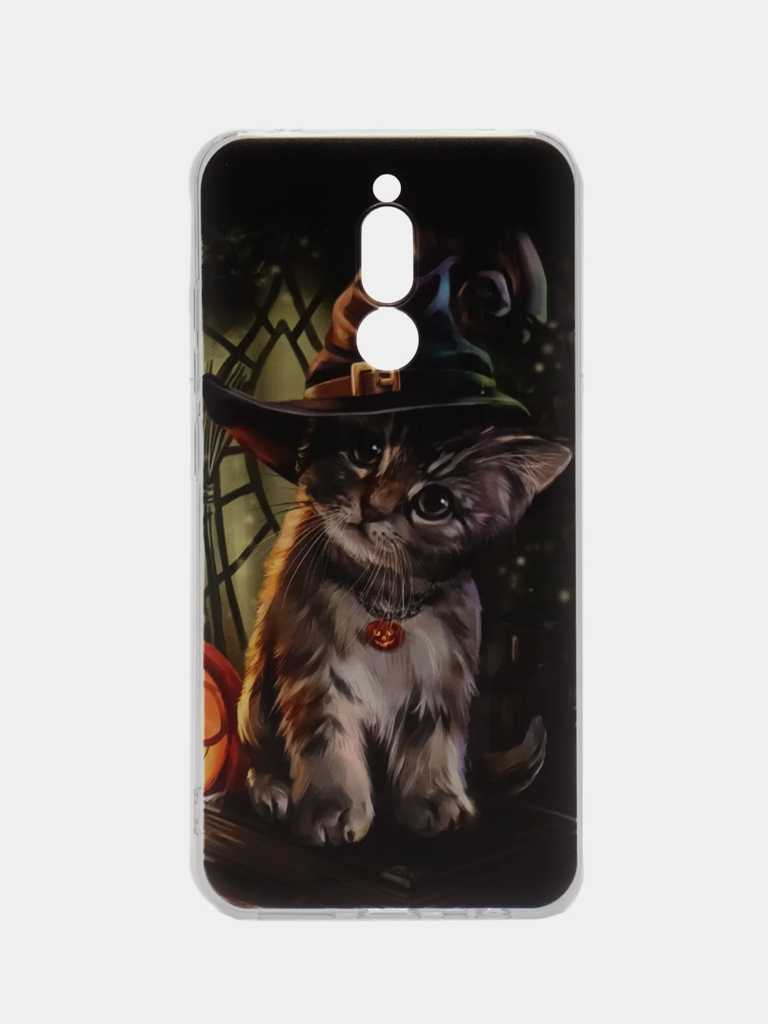 Медный силиконовый чехол на Xiaomi Redmi 8 / Сяоми Редми 8 прозрачный, с рисунком, защита камеры