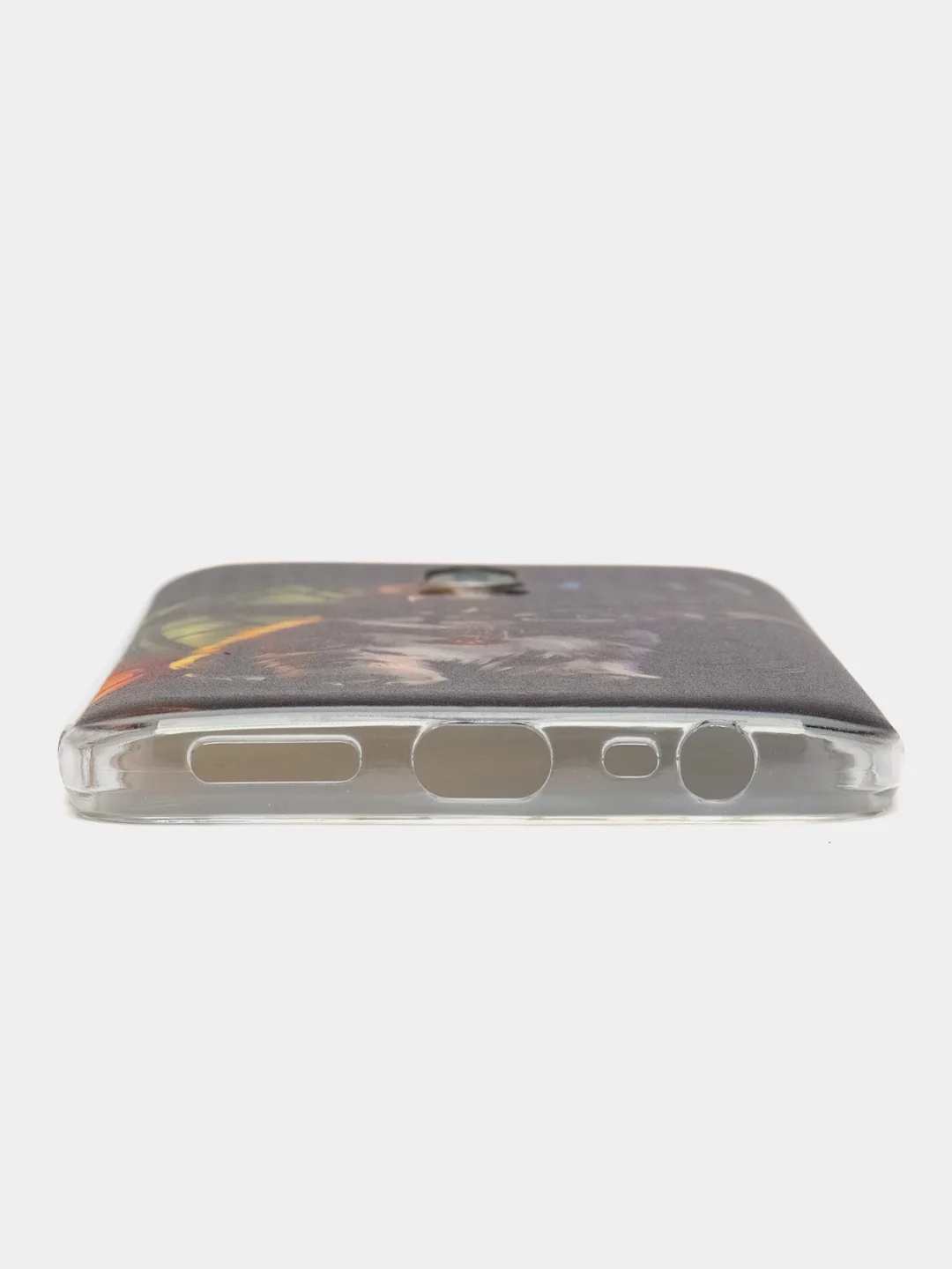 Медный силиконовый чехол на Xiaomi Redmi 8 / Сяоми Редми 8 прозрачный, с рисунком, защита камеры