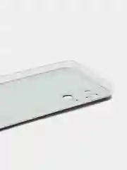 Серый меланж силиконовый чехол на Samsung Galaxy A31 / Самсунг А31 прозрачный с рисунком, защита камеры