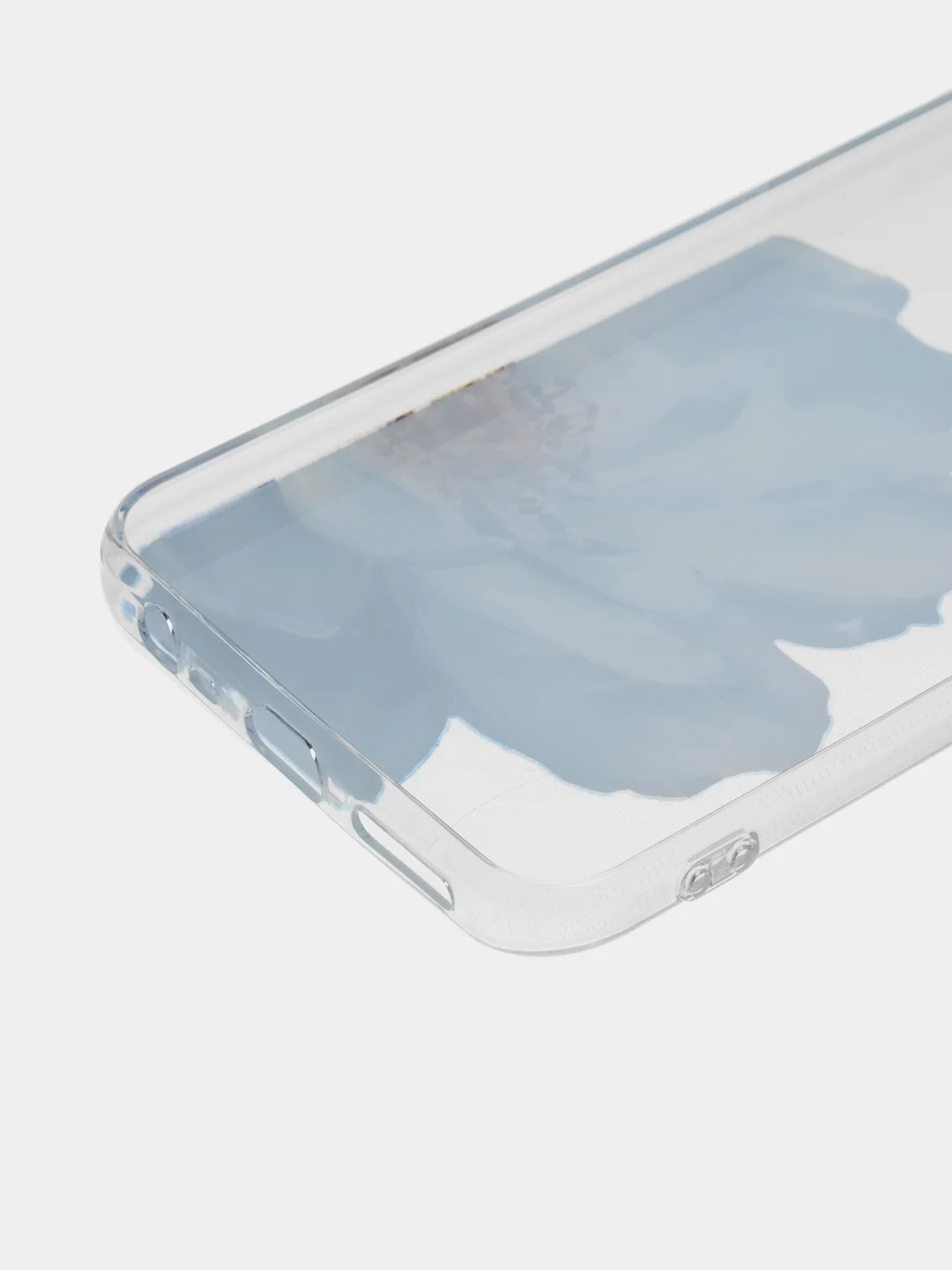 Небесно-голубой силиконовый чехол на Xiaomi Redmi 8 / Сяоми Редми 8 прозрачный, с рисунком, защита камеры