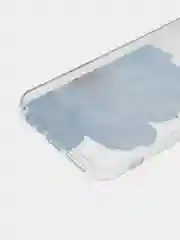 Небесно-голубой силиконовый чехол на Xiaomi Redmi 8 / Сяоми Редми 8 прозрачный, с рисунком, защита камеры