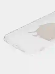 Бежевый силиконовый чехол на Xiaomi Poco X3/X3 Pro / Сяоми Poco X3/Х3 Про прозрачный, с рисунком