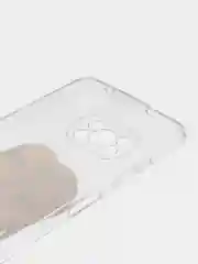 Бежевый силиконовый чехол на Xiaomi Poco X3/X3 Pro / Сяоми Poco X3/Х3 Про прозрачный, с рисунком