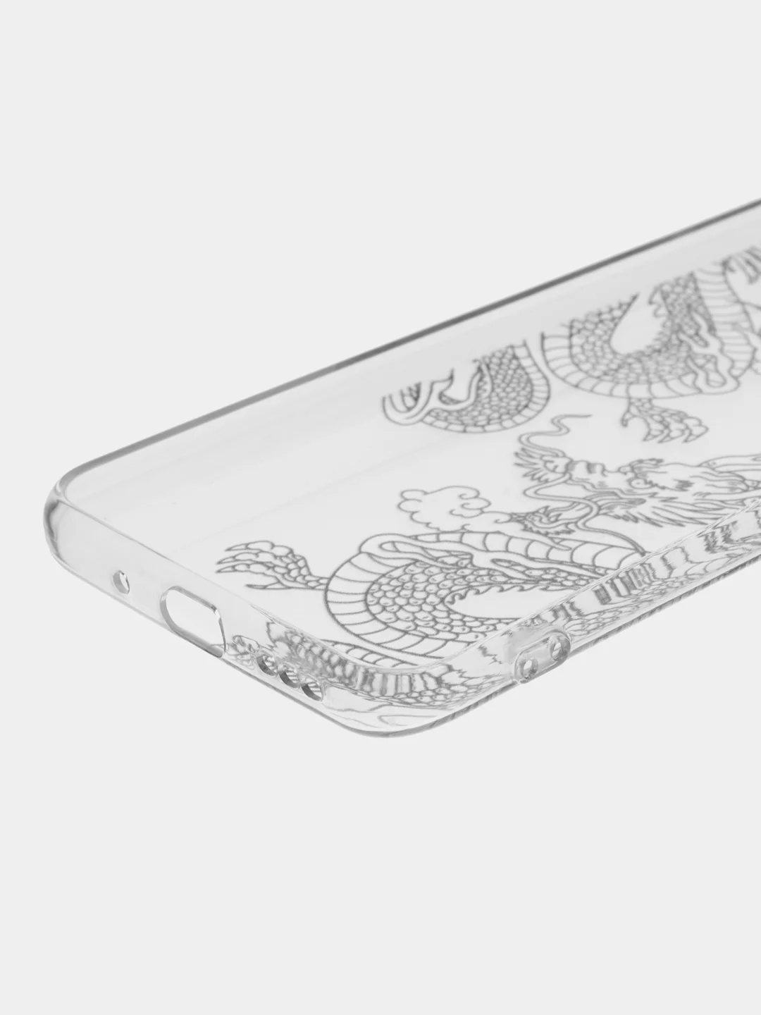 Пудровый силиконовый чехол на Xiaomi Redmi 9C / Сяоми Редми 9С прозрачный с рисунком, защита камеры