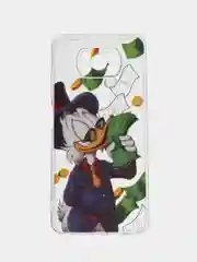 Тёмно-зелёный силиконовый чехол на Xiaomi Poco X3/X3 Pro / Сяоми Poco X3/Х3 Про прозрачный, с рисунком