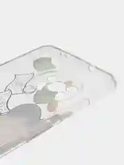 Тёмно-зелёный силиконовый чехол на Xiaomi Poco X3/X3 Pro / Сяоми Poco X3/Х3 Про прозрачный, с рисунком