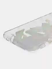 Тёмно-зелёный силиконовый чехол на Xiaomi Poco X3/X3 Pro / Сяоми Poco X3/Х3 Про прозрачный, с рисунком