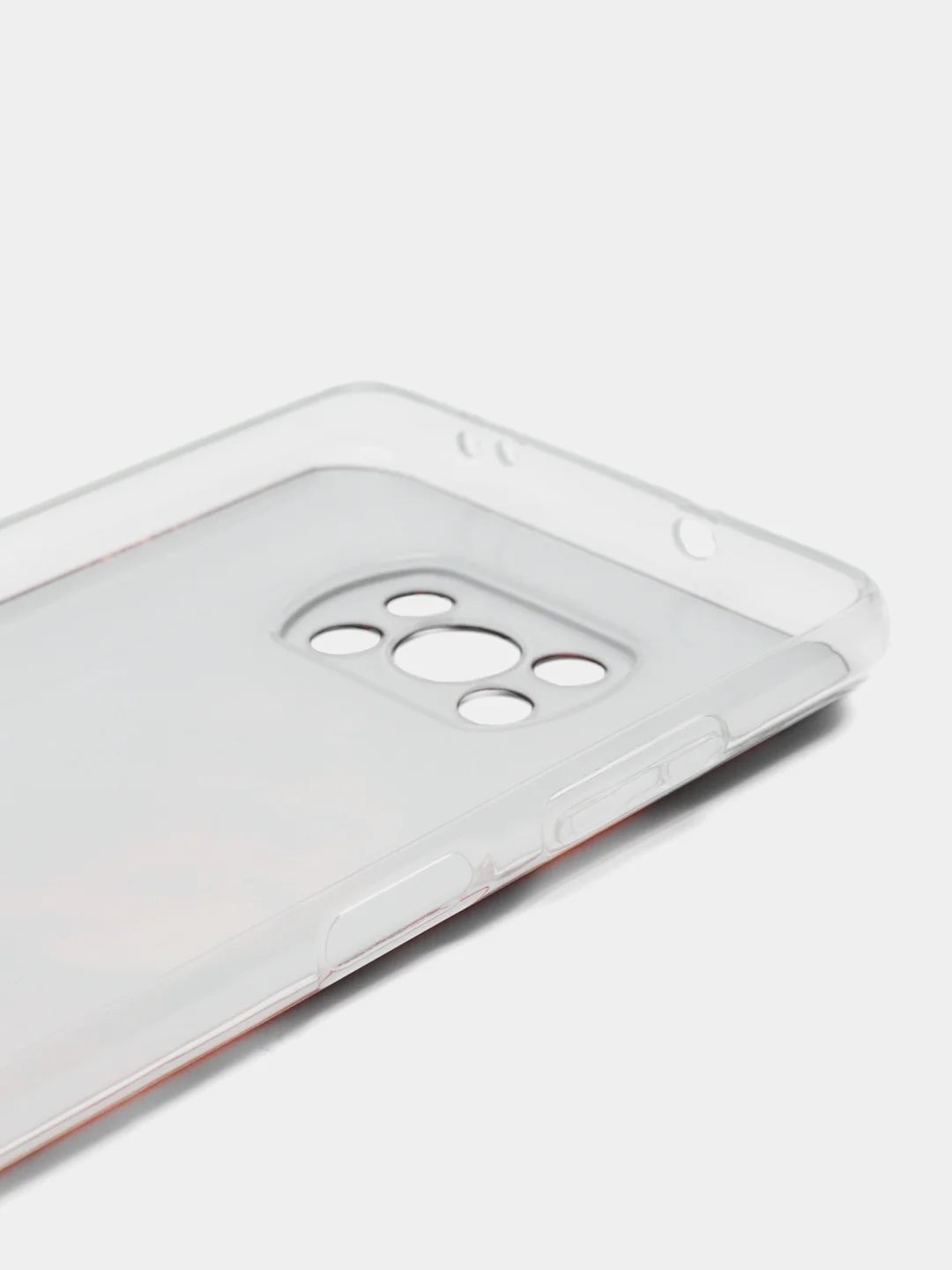Светло-бежевый силиконовый чехол на Xiaomi Poco X3/X3 Pro / Сяоми Poco X3/Х3 Про прозрачный, с рисунком