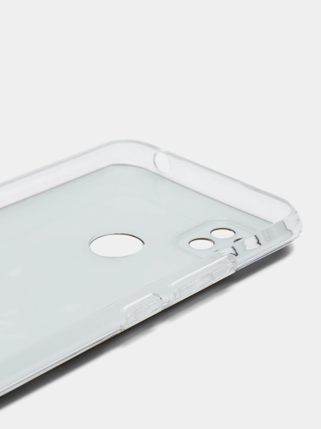 Серый меланж силиконовый чехол на Xiaomi Redmi 9C / Сяоми Редми 9С прозрачный с рисунком, защита камеры