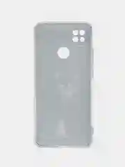 Серый меланж силиконовый чехол на Xiaomi Redmi 9C / Сяоми Редми 9С прозрачный с рисунком, защита камеры