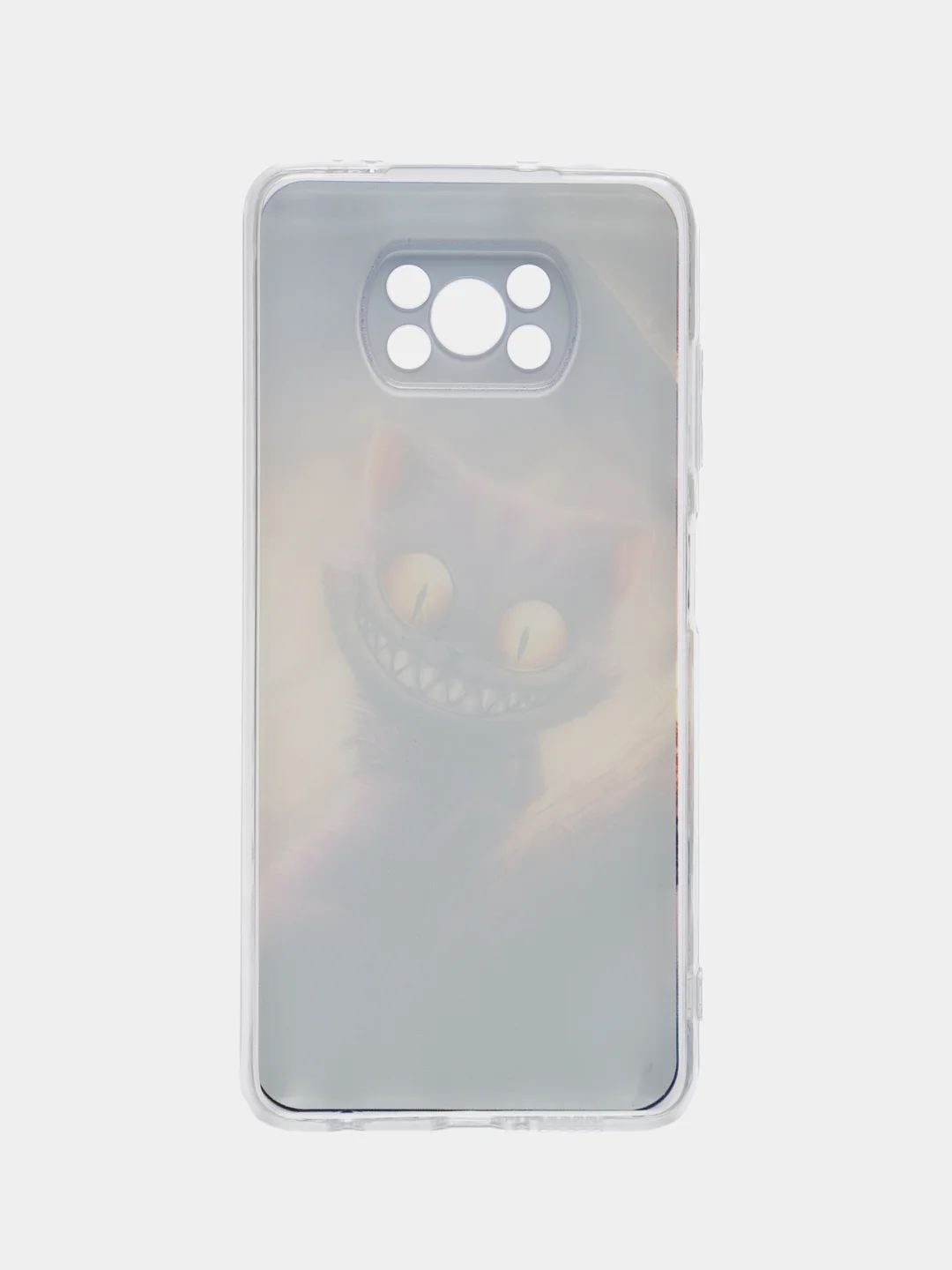 Индиго силиконовый чехол на Xiaomi Poco X3/X3 Pro / Сяоми Poco X3/Х3 Про прозрачный, с рисунком