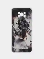Песочный хаки силиконовый чехол на Xiaomi Poco X3/X3 Pro / Сяоми Poco X3/Х3 Про прозрачный, с рисунком