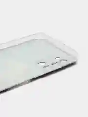 Бронзовый силиконовый чехол на Samsung Galaxy A31 / Самсунг А31 прозрачный с рисунком, защита камеры
