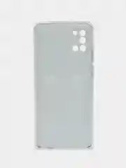 Шоколадный силиконовый чехол на Samsung Galaxy A31 / Самсунг А31 прозрачный с рисунком, защита камеры